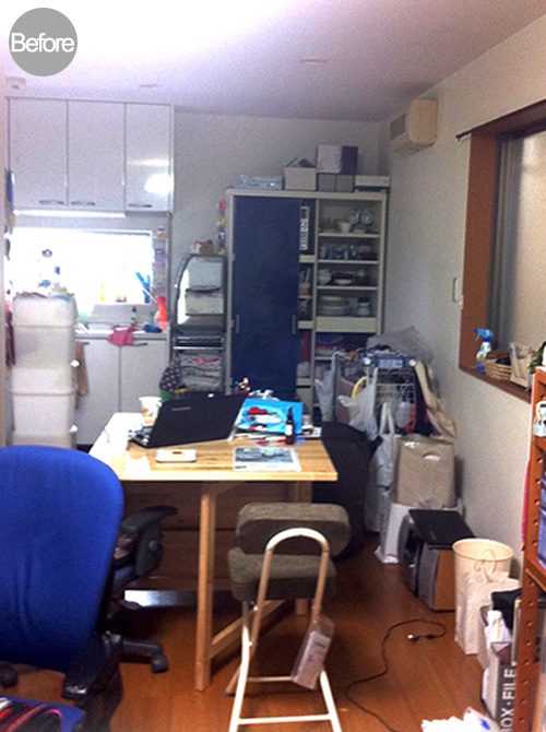 クローゼット Before
