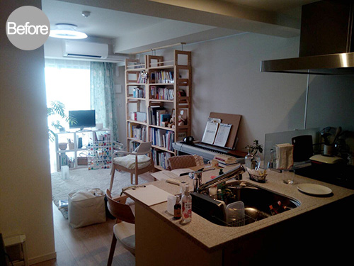 子供部屋クローゼット Before
