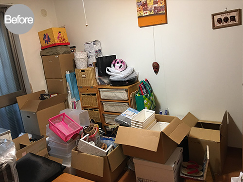 子供部屋クローゼット Before