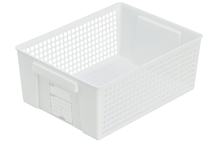 ランドリーラックに設置したイノマタ化学のトリムバスケット